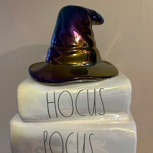 Rae Dunn hocus pocus Iridescent Witch Hat Halloween Decor